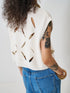 【 予約:2月上旬 】CUT OUT PATTERN VEST /Y261-91012